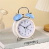 Alarm clock, special wake-up tool for students and children, wholesale metal bell, silent luminous table clock wholesale factory Specification image